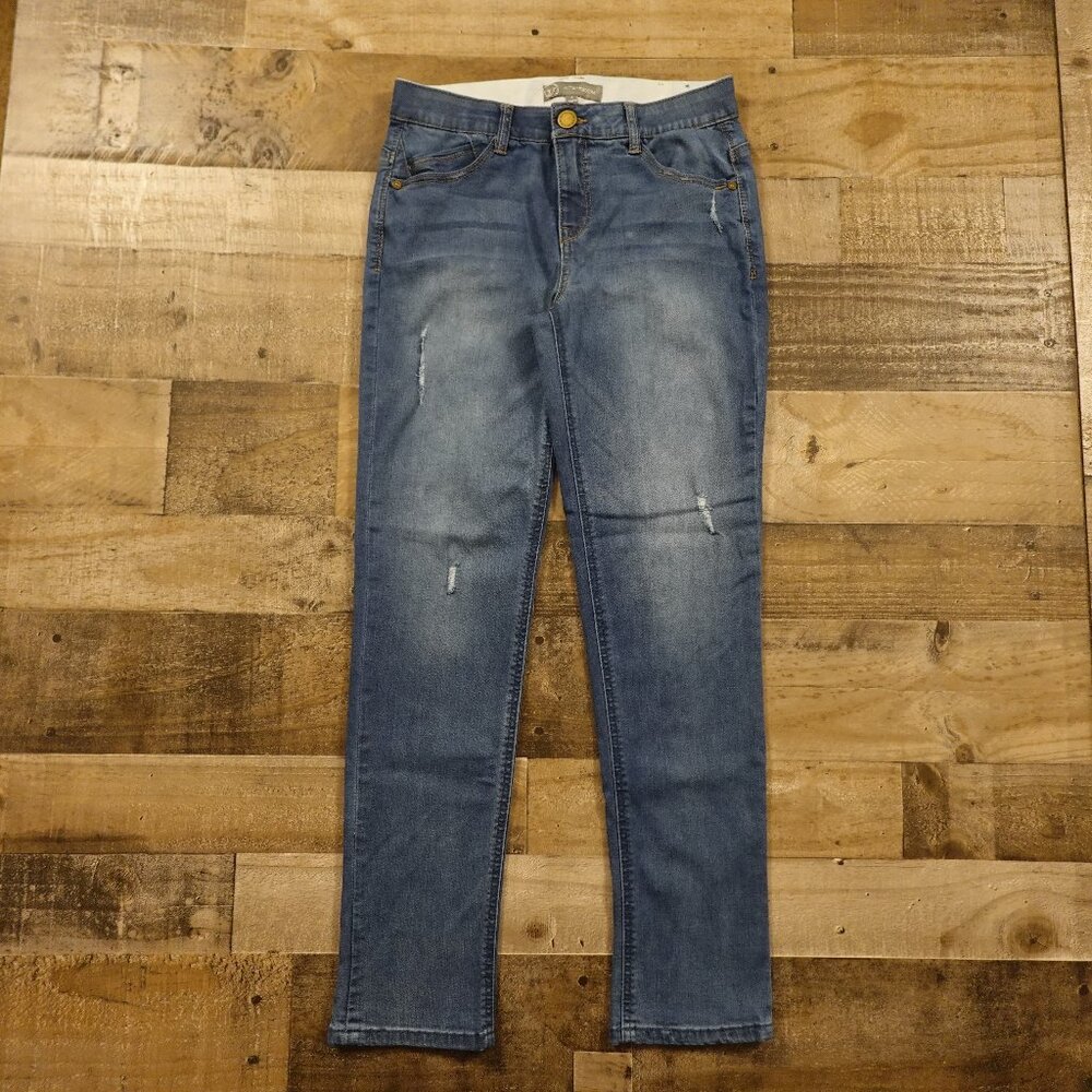Wit & Wisdom Skinny Jeans Women’s 4 Light Wash Distressed 29”